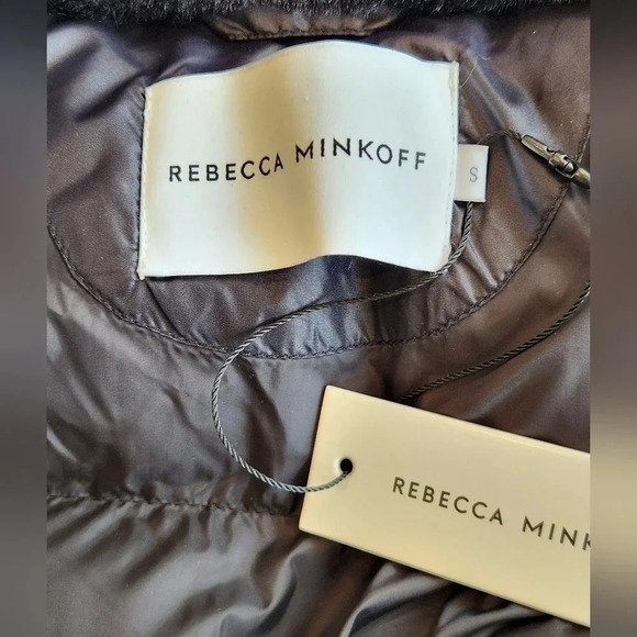 NWT || REBECCA MINKOFF || Long, black puffer jacket - Picture 16 of 16